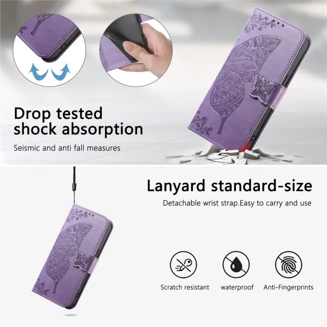 Housse Honor 400 Smart 5G / 4G Papillon Relief