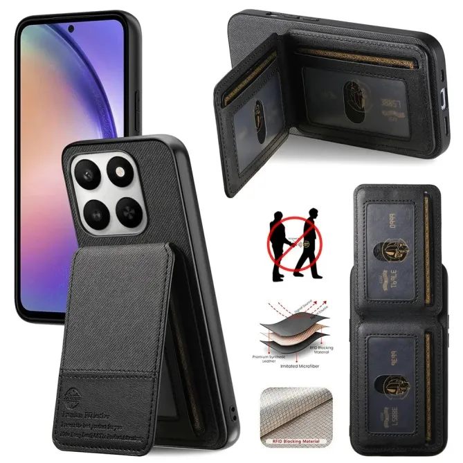 Coque Honor 400 Smart 5G / 4G cuir tissu RFID | SMARTWALL