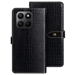 Housse Honor 400 Smart 5G / X7d 4G en simili cuir crocodile