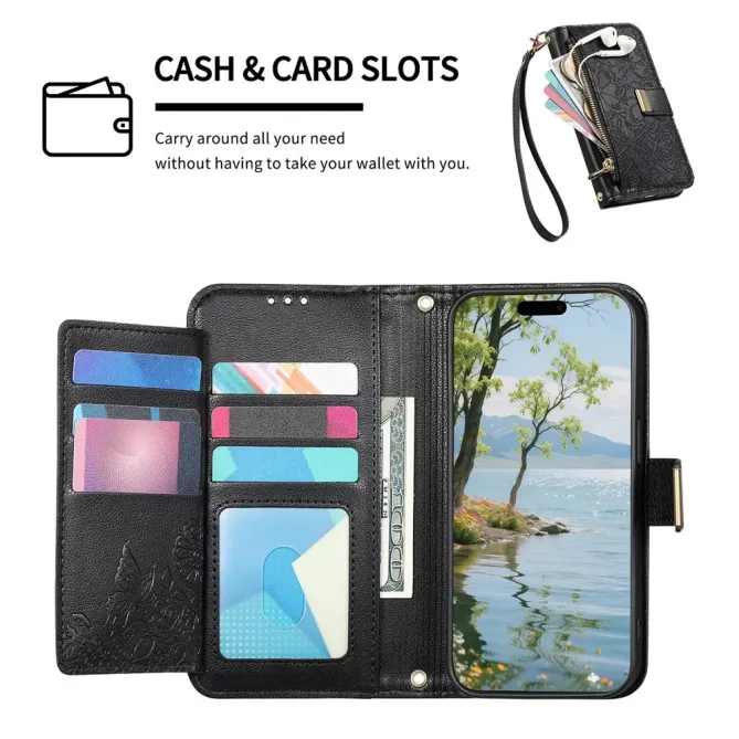 Housse Honor 400 Smart portefeuille floral zippé | FLORE