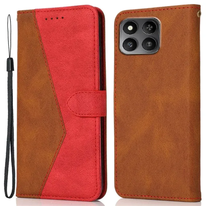 Housse Honor 400 Smart 5G / 4G bicolore cousu | MOSAÏQUE