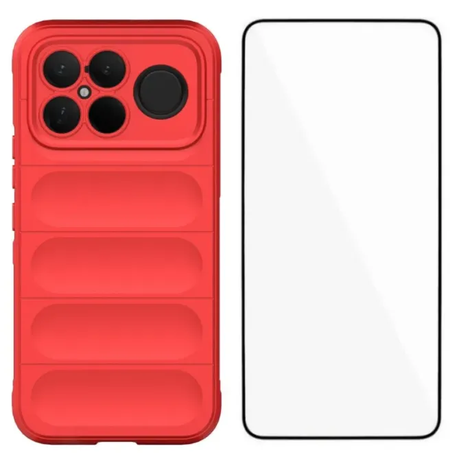 Coque POCO F8 Ultra Rugged silicone avec verre trempé