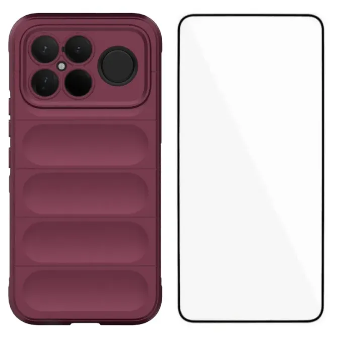 Coque POCO F8 Ultra Rugged silicone avec verre trempé