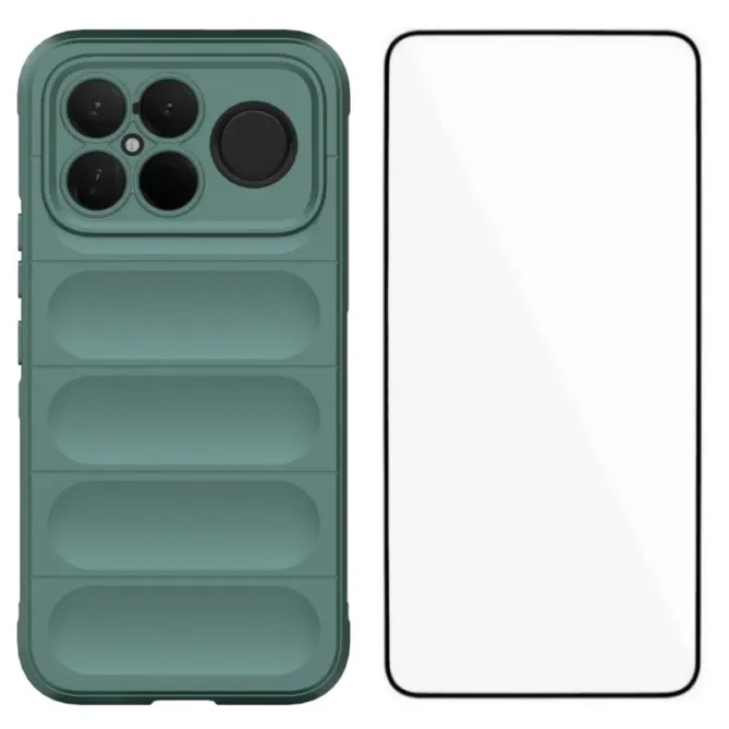 Coque POCO F8 Ultra Rugged silicone avec verre trempé