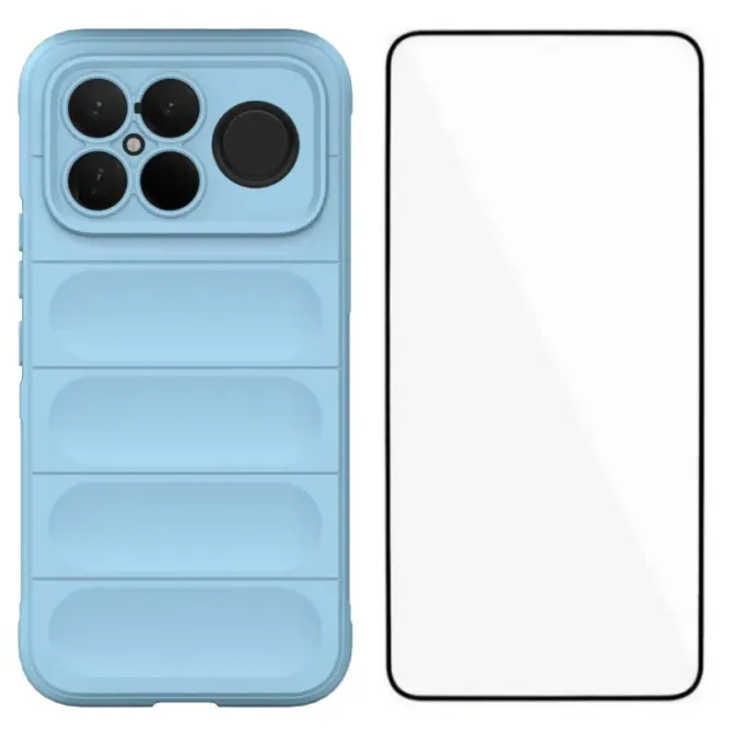 Coque POCO F8 Ultra Rugged silicone avec verre trempé