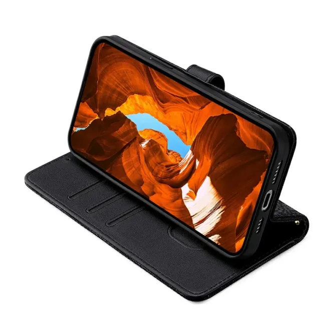 Housse Honor 400 Smart 5G / 4G Texture Scintillante avec Boucle Métal 