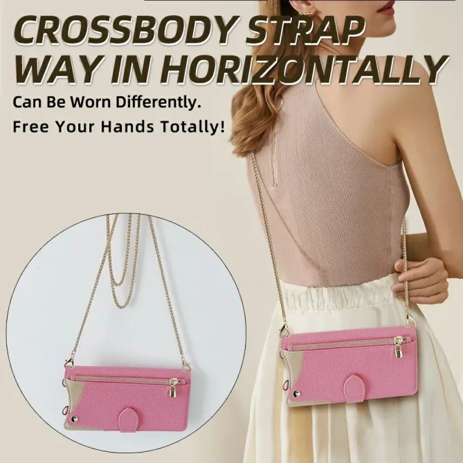 Housse Honor 400 Smart 5G / 4G avec Miroir et Bandoulière Chaîne Zippé