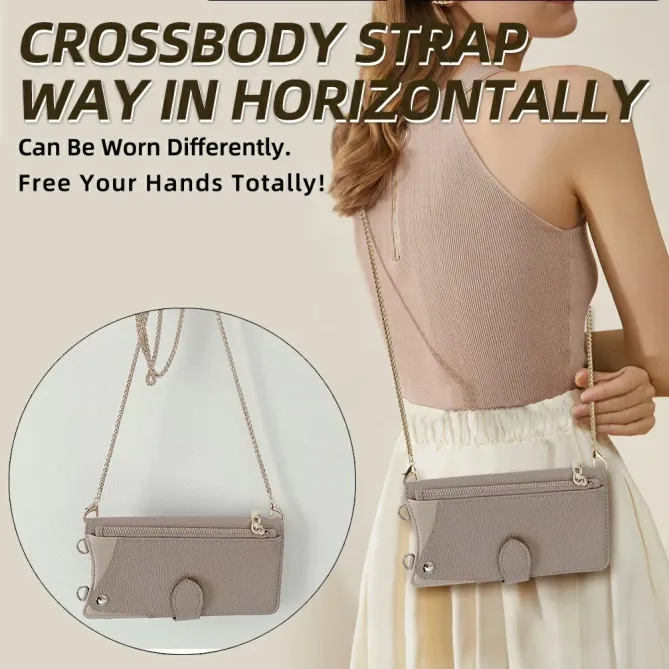 Housse Honor 400 Smart 5G / 4G avec Miroir et Bandoulière Chaîne Zippé