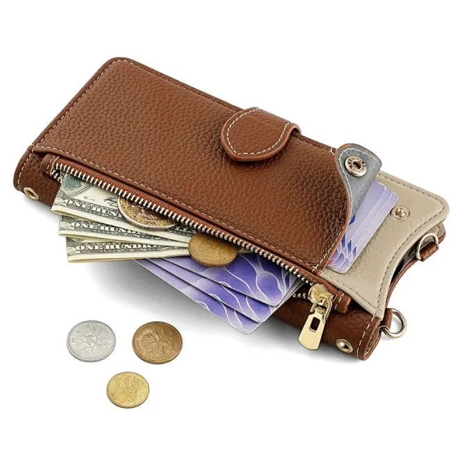 Housse Honor 400 Smart 5G / 4G avec Miroir et Bandoulière Chaîne Zippé