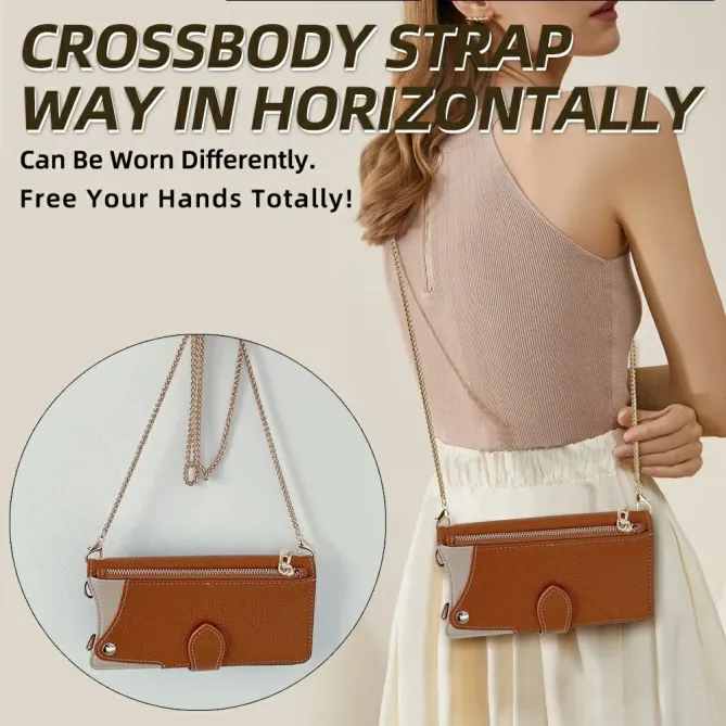 Housse Honor 400 Smart 5G / 4G avec Miroir et Bandoulière Chaîne Zippé