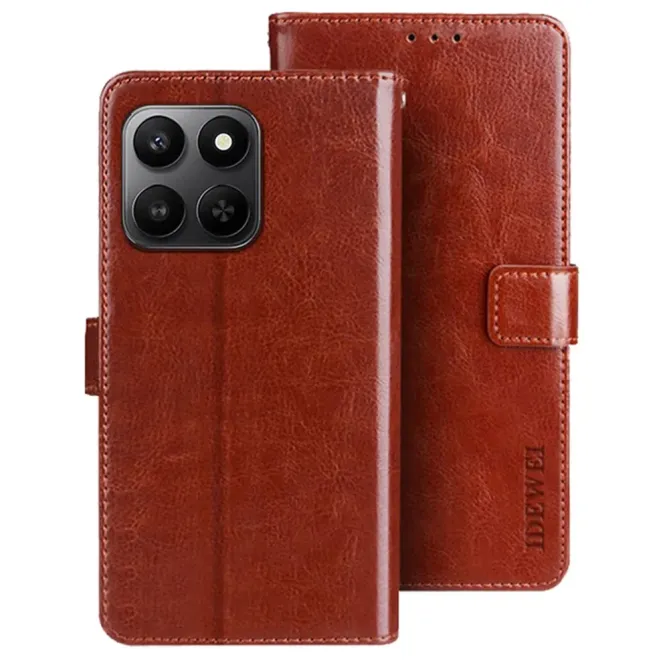 Housse Honor 400 Smart 5G / 4G / X7d 4G IDEWEI Folio Effet Cuir