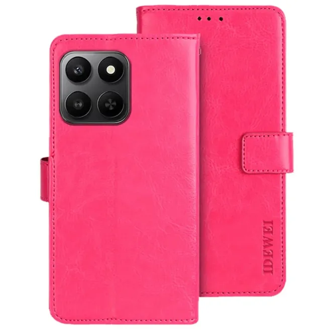 Housse Honor 400 Smart 5G / 4G / X7d 4G IDEWEI Folio Effet Cuir