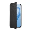 Flip Cover POCO F8 Ultra design fibre de carbone