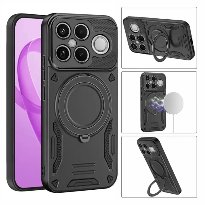 Coque POCO F8 Ultra armure avec anneau | SPARTAN