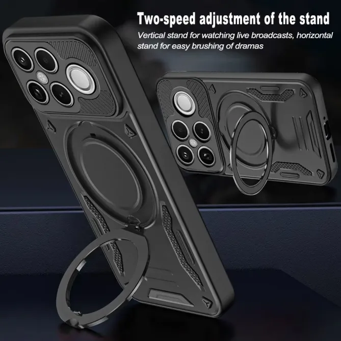 Coque POCO F8 Ultra armure avec anneau | SPARTAN