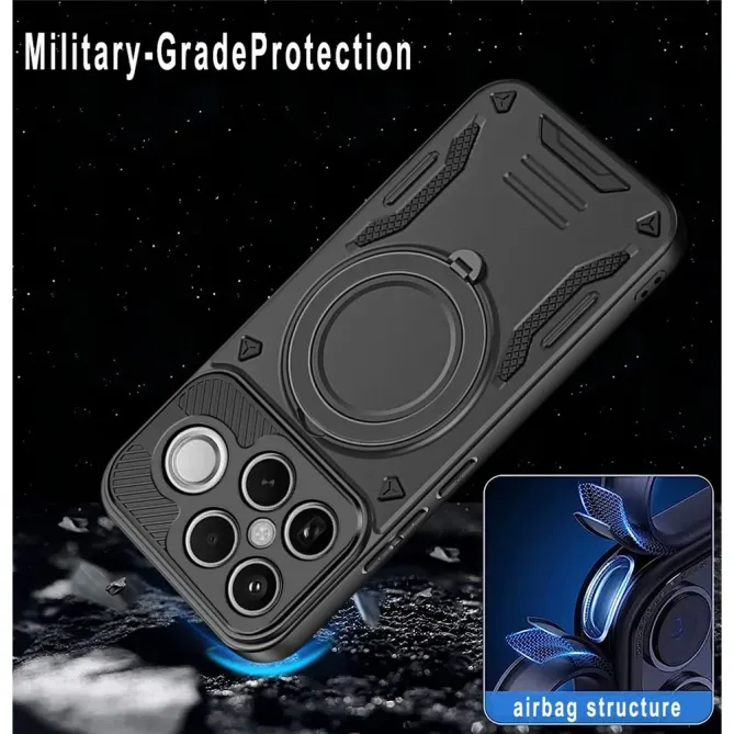 Coque POCO F8 Ultra armure avec anneau | SPARTAN