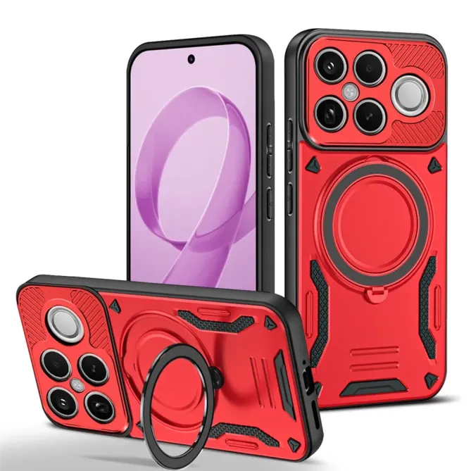 Coque POCO F8 Ultra armure avec anneau | SPARTAN