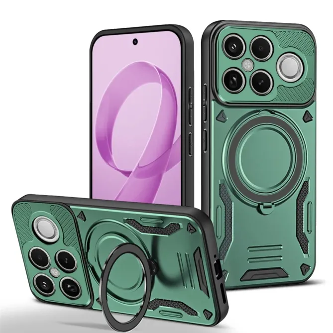 Coque POCO F8 Ultra armure avec anneau | SPARTAN