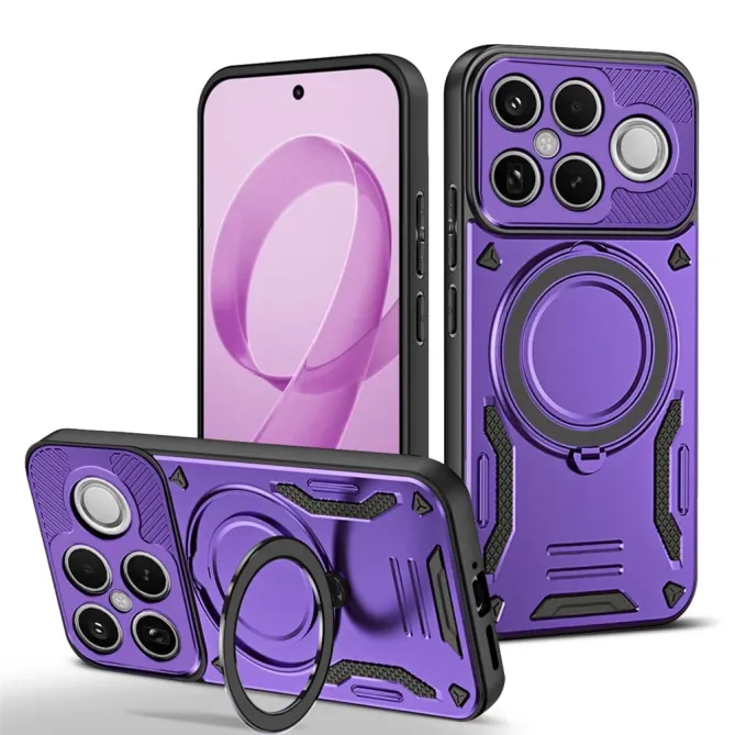 Coque POCO F8 Ultra armure avec anneau | SPARTAN