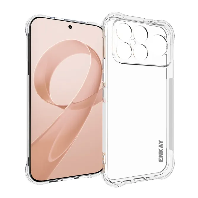 Coque Arrière POCO F8 Ultra Transparente en Silicone TPU