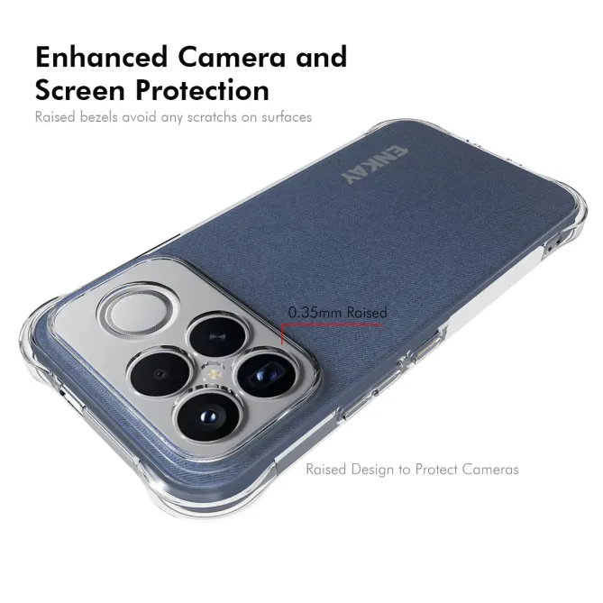 Coque Arrière POCO F8 Ultra Transparente en Silicone TPU