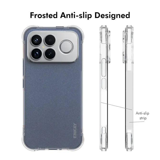 Coque Arrière POCO F8 Ultra Transparente en Silicone TPU