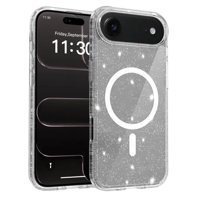 Coque iPhone Air MagSafe scintillante transparente | STARDUST