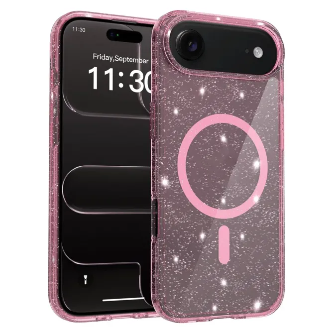 Coque iPhone Air MagSafe scintillante transparente | STARDUST