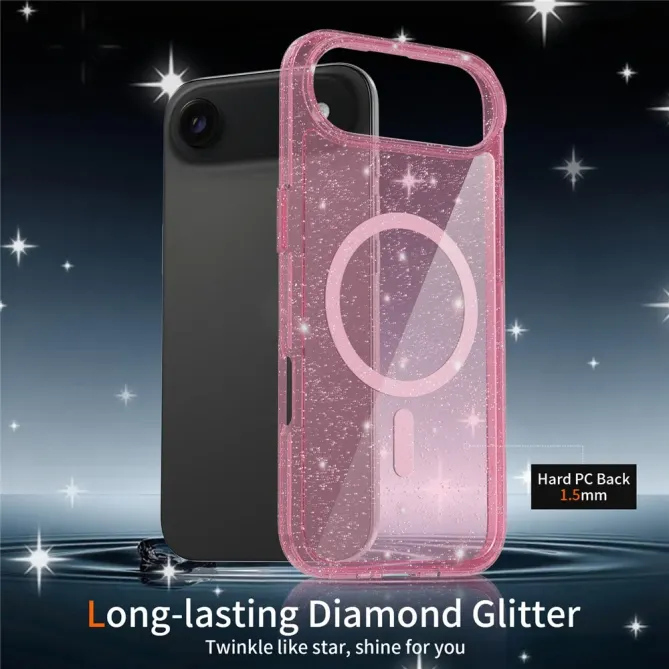 Coque iPhone Air MagSafe scintillante transparente | STARDUST