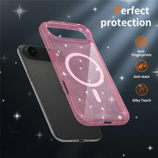 Coque iPhone Air MagSafe scintillante transparente | STARDUST