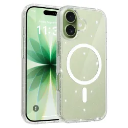 Coque iPhone 17 MagSafe scintillante transparente | STARDUST