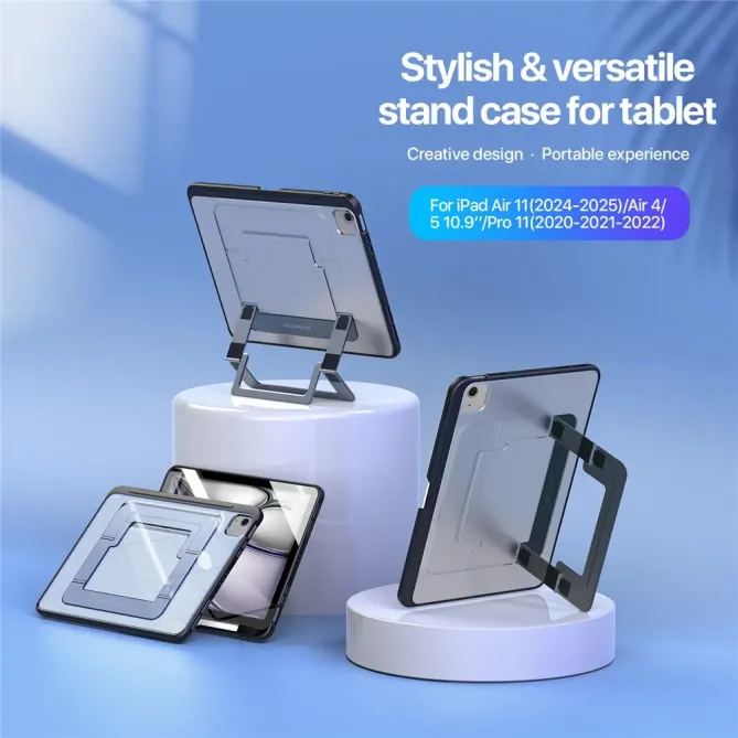 Coque iPad Air 11 et Pro 11 avec Support Flottant Multi-positions et D