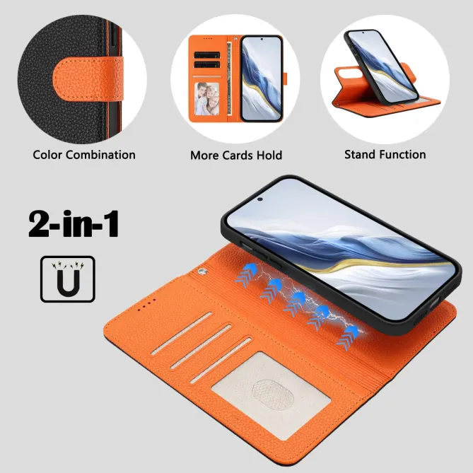 Housse OnePlus Nord 5 avec coque détachable bicolore