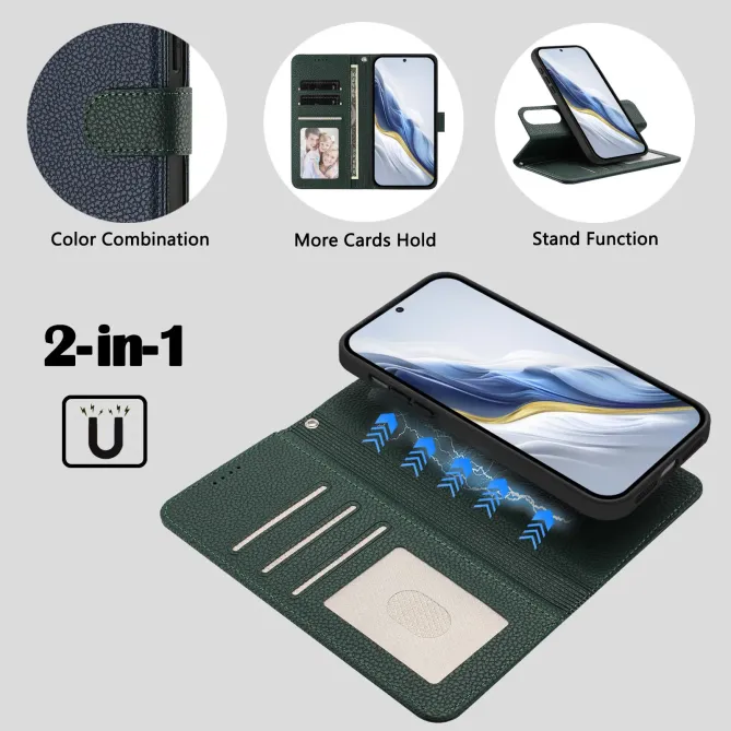 Housse OnePlus Nord 5 avec coque détachable bicolore