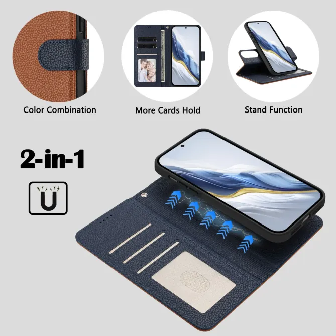Housse OnePlus Nord 5 avec coque détachable bicolore