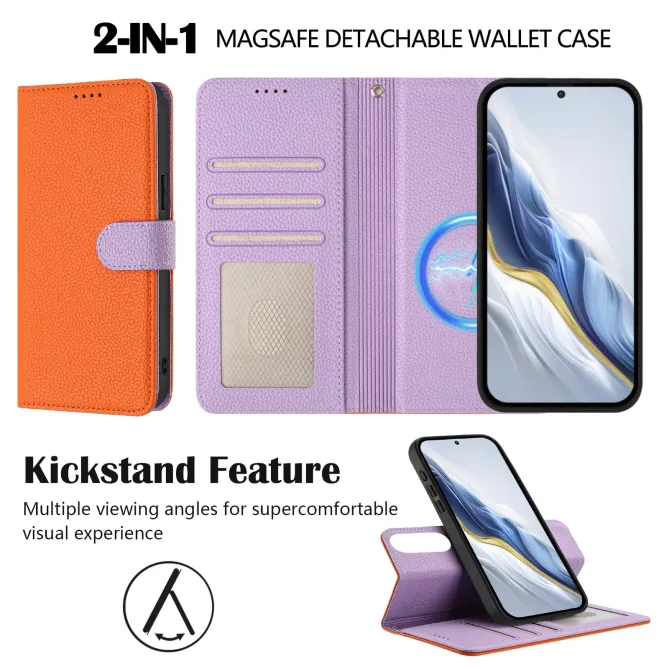 Housse OnePlus Nord 5 avec coque détachable bicolore