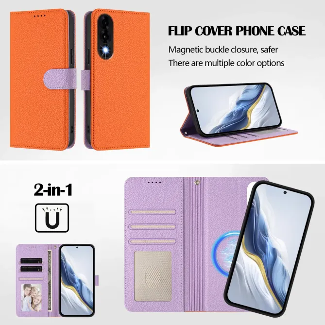 Housse OnePlus Nord 5 avec coque détachable bicolore