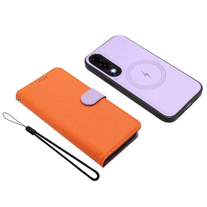 Housse OnePlus Nord 5 avec coque détachable bicolore