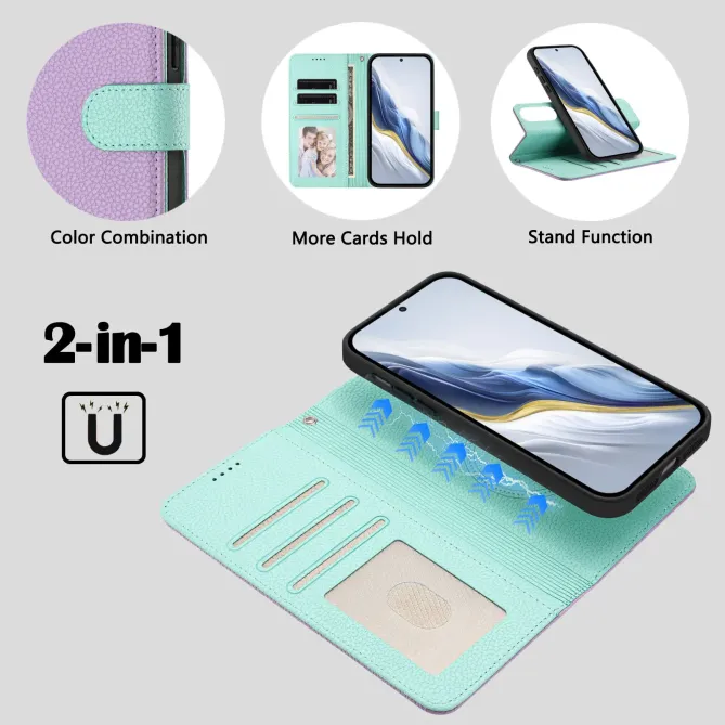 Housse OnePlus Nord 5 avec coque détachable bicolore