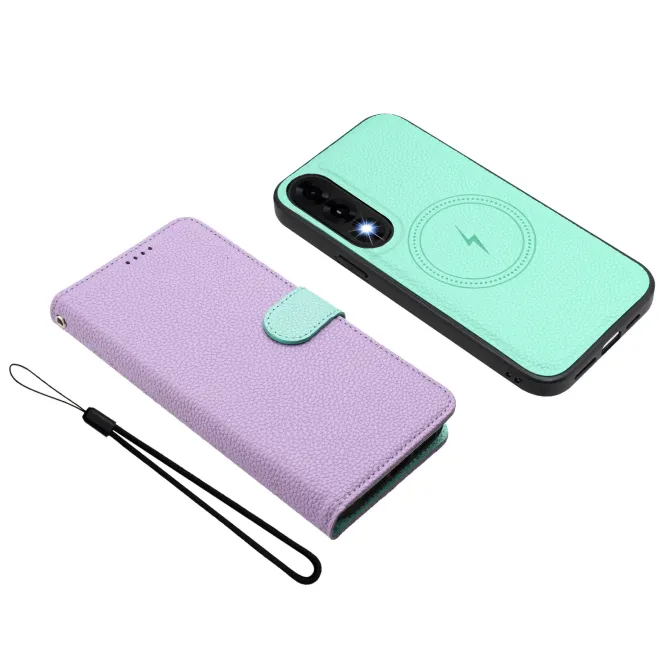Housse OnePlus Nord 5 avec coque détachable bicolore