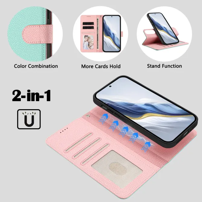Housse OnePlus Nord 5 avec coque détachable bicolore