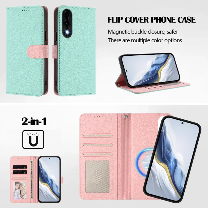 Housse OnePlus Nord 5 avec coque détachable bicolore