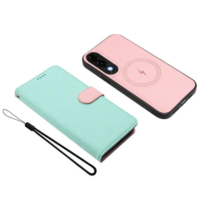 Housse OnePlus Nord 5 avec coque détachable bicolore