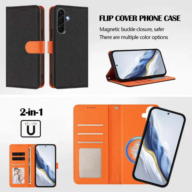 Housse Samsung Galaxy A17 4G / 5G avec coque détachable bicolore