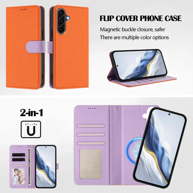 Housse Samsung Galaxy A17 4G / 5G avec coque détachable bicolore