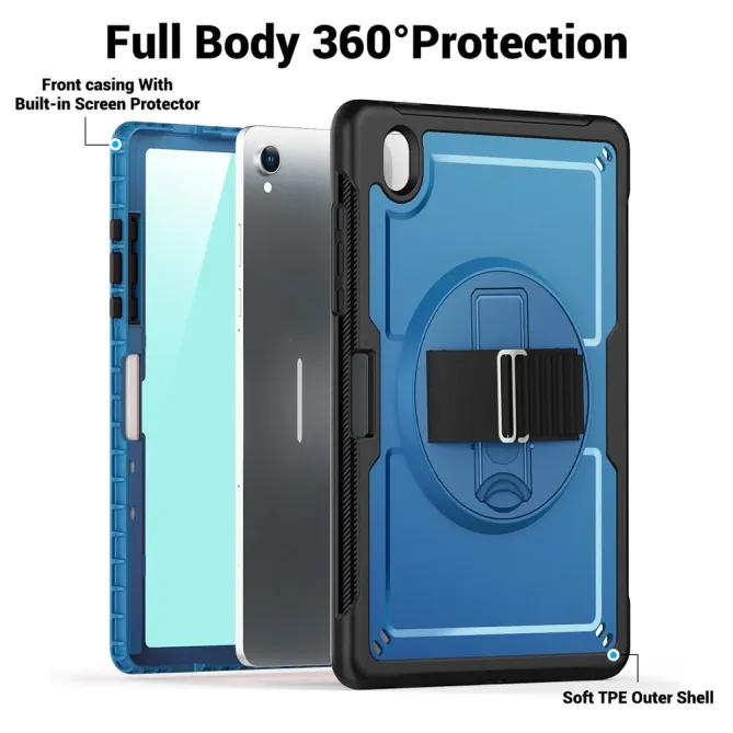 Coque Samsung Galaxy Tab S11 support rotatif sangle | GRIP