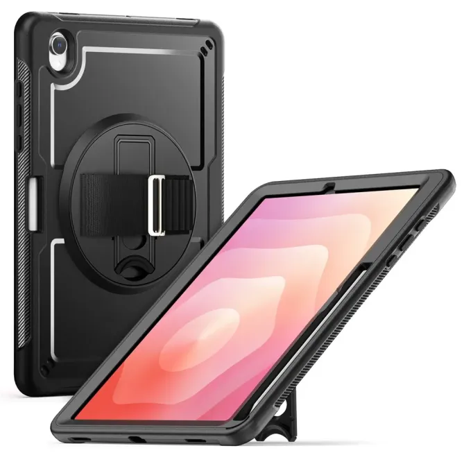 Coque Samsung Galaxy Tab S11 support rotatif sangle | GRIP