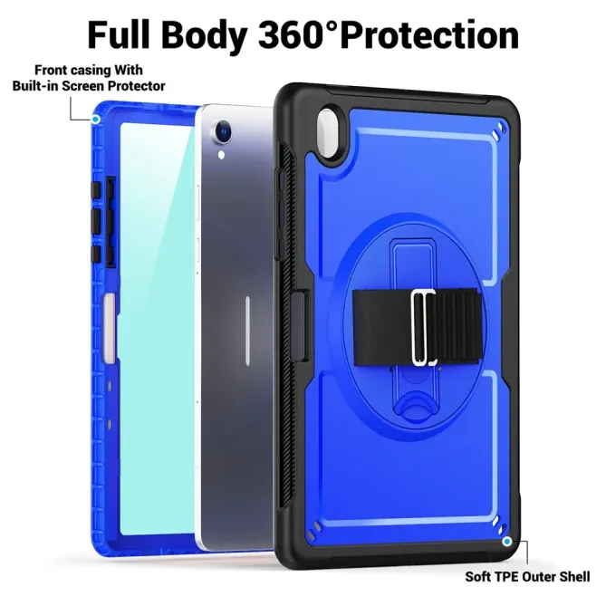 Coque Samsung Galaxy Tab S11 support rotatif sangle | GRIP
