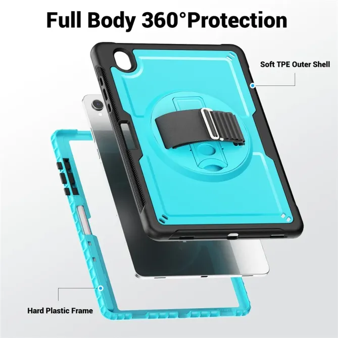 Coque Samsung Galaxy Tab S11 support rotatif sangle | GRIP