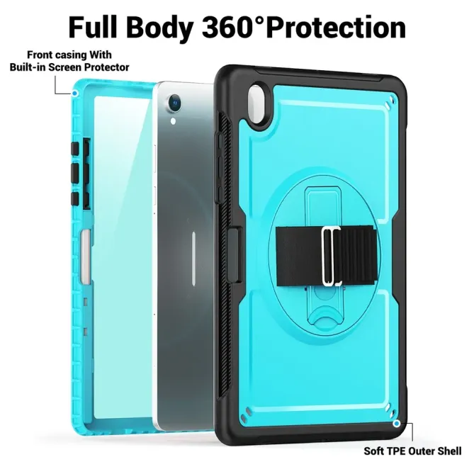 Coque Samsung Galaxy Tab S11 support rotatif sangle | GRIP